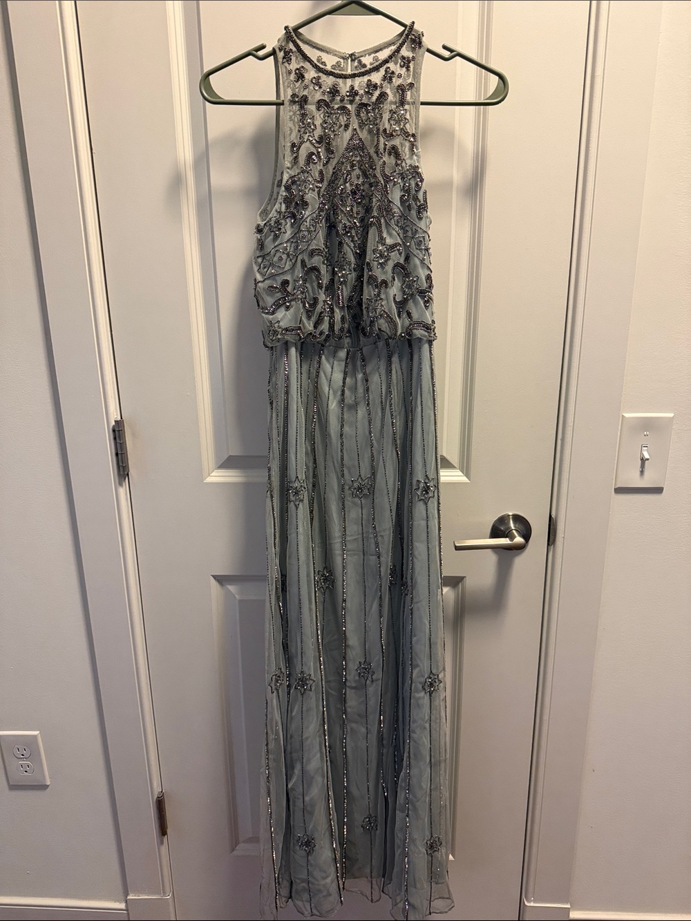 Gray BHLDN Formal Dress